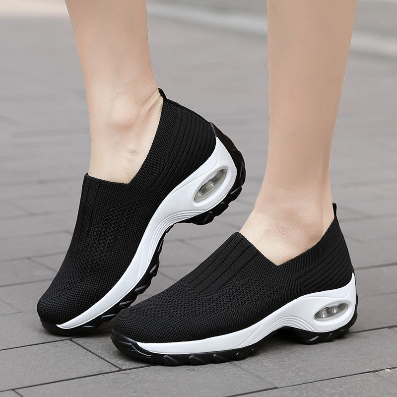 Dame Slip-On Komfort Walkesko med Air Cushion teknologi Stilla