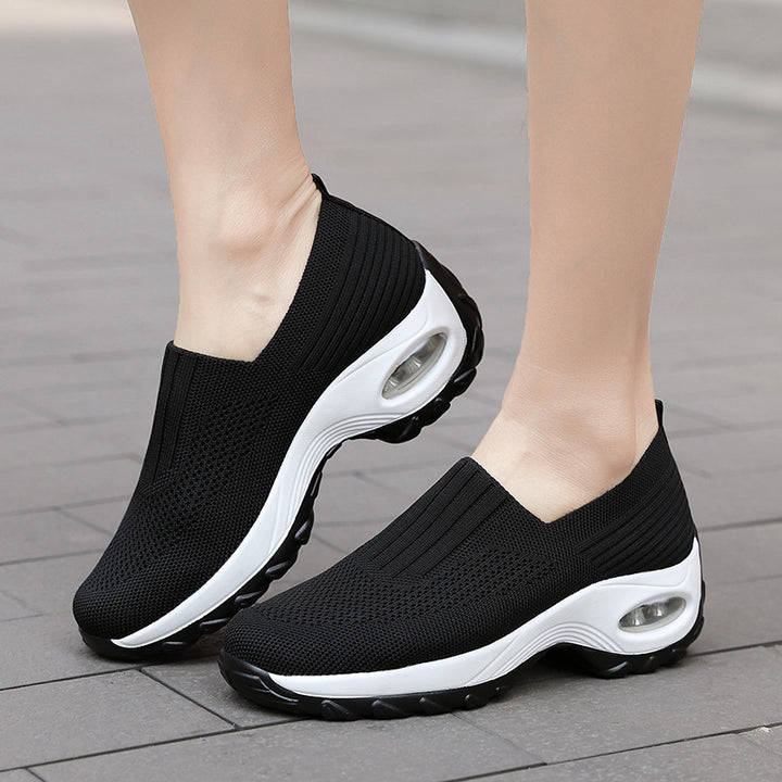 Dame Slip-On Komfort Walkesko med Air Cushion teknologi Stilla