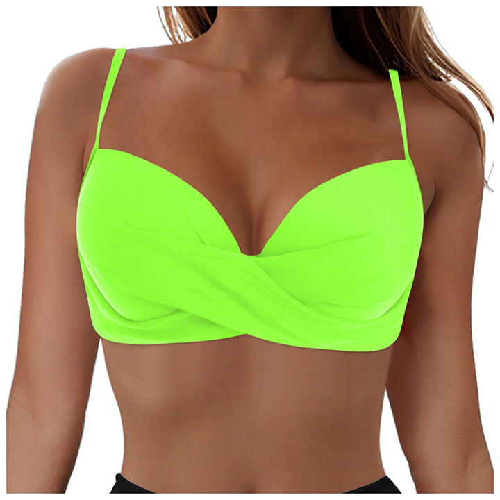 Dame Elegant Bikini top med indpakningsdesign Skovae