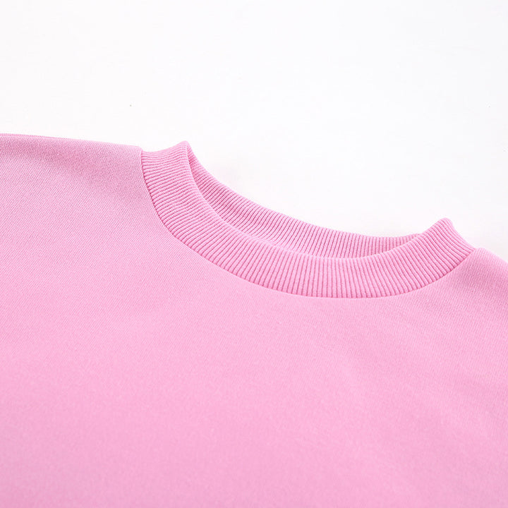 Dame Sporty Sweatshirt- og Shorts-Sæt med hyggeligt materiale Stilla