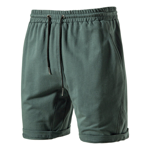 Herre fritidsshorts lavet af åndbart bomuldsblanding med elastisk talje og snor Stilla