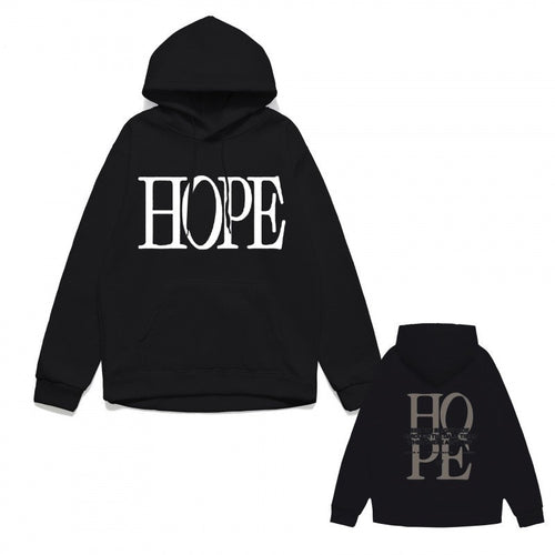 Kvindernes hoodie med iøjnefaldende bogstaver og praktisk designet kængurulomme Skovae