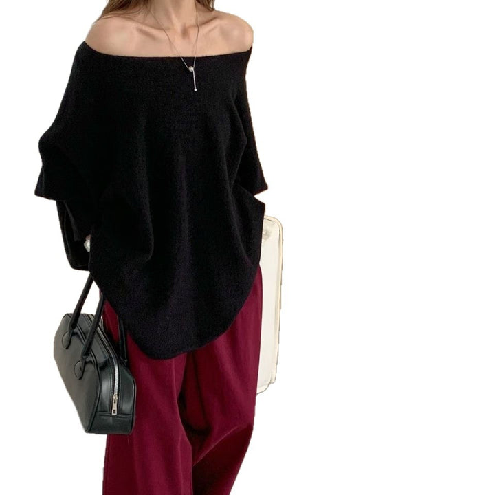 Kvindernes oversized sweater med stilfuldt, blødt stof og afslappet snit Stilla