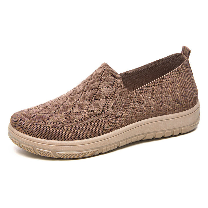 Dame Casual Komfort Slip-On Sneakers med struktureret overdel Stilla