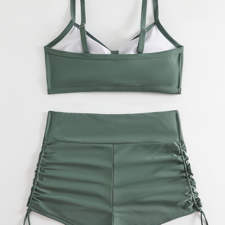 Dame Sporty bikini sæt med innovativt ruffledesign Skovae