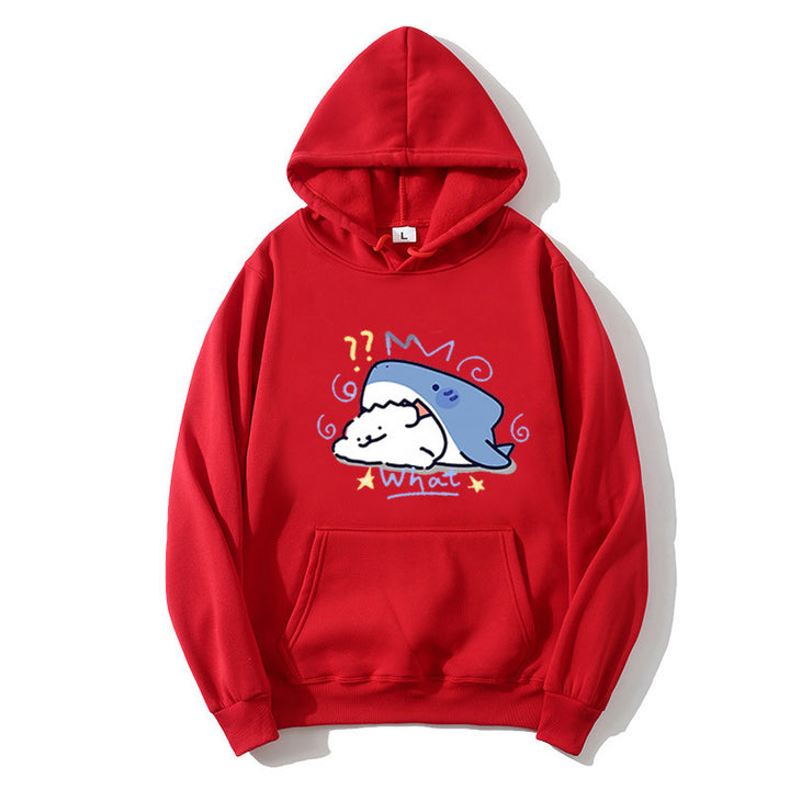 Kvinders hoodie med legende hvalmotiv Skovae