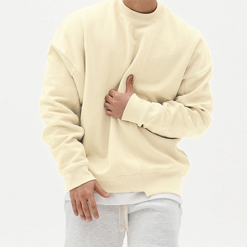 Herre Komfortabel Sweatshirt med moderne snit og høj krave Stilla