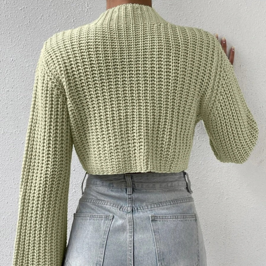 Femme Chunky Knit Rullekravepullover Stilla