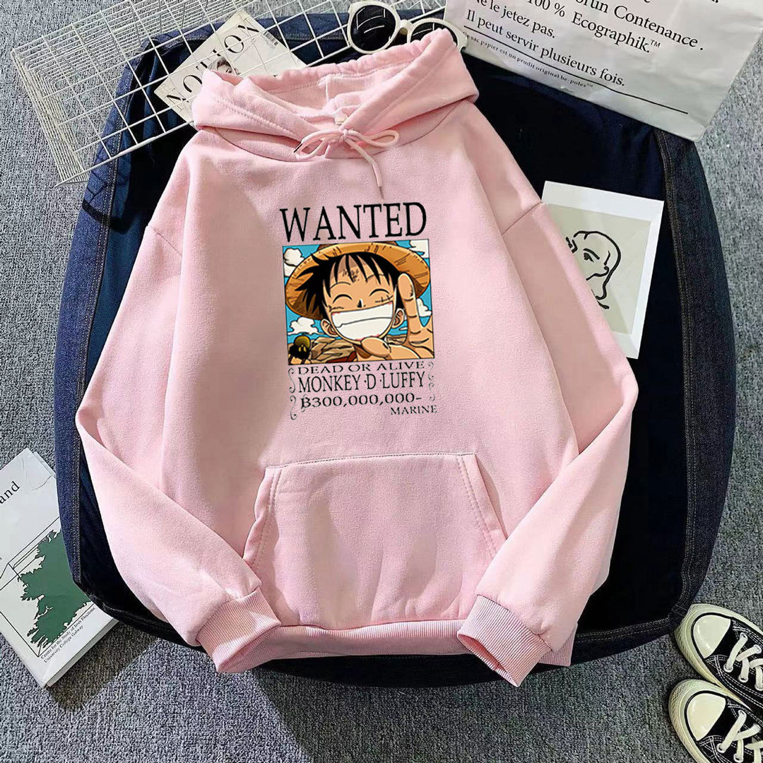 Kvindernes hoodie med kreativt tegneserie motiv Skovae