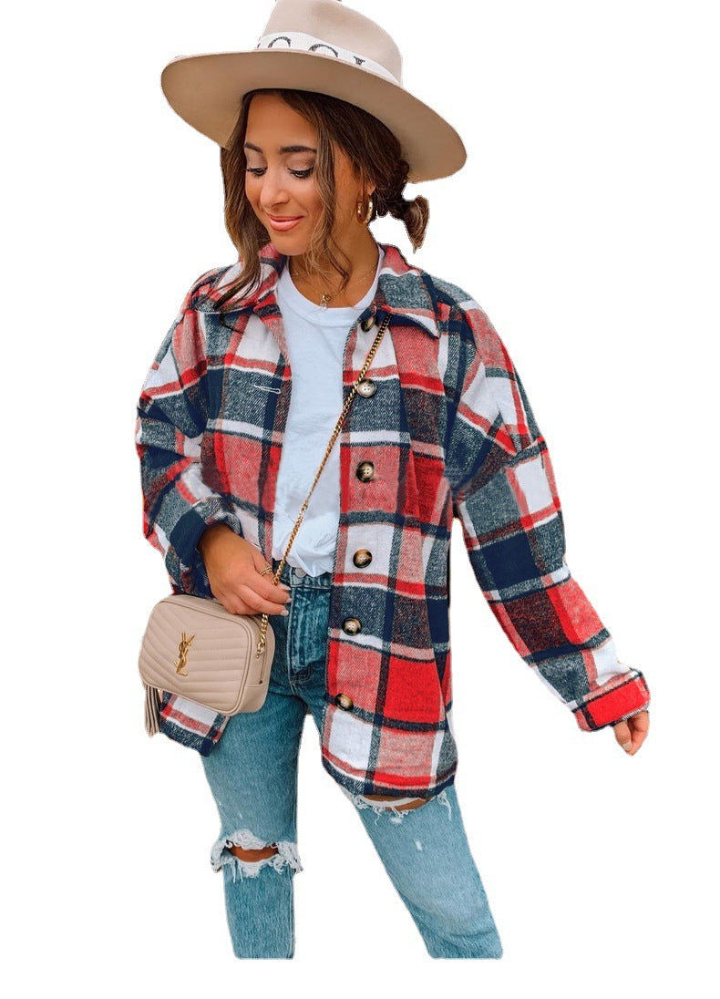 Dame oversized ternet bluse Stilla