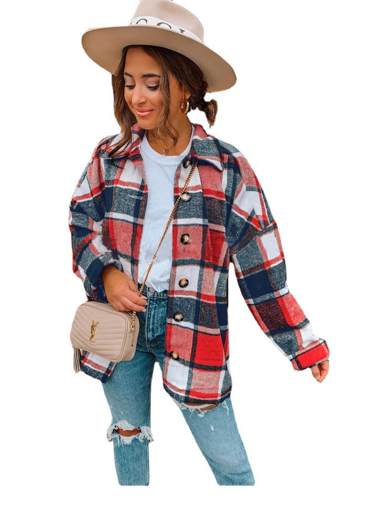 Dame oversized ternet bluse Stilla