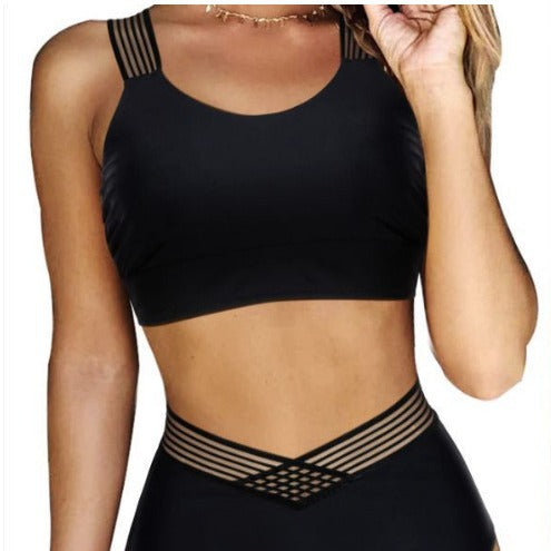 Dame højtydende sport crop top Stilla