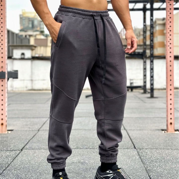 Herrer Sporty Sweatpants med elastisk talje og side lommer Stilla