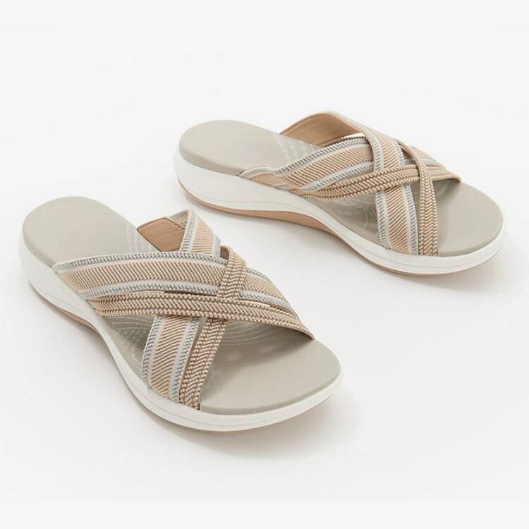 Dame Komfort-sandaler med ergonomisk sål og justerbare remme Stilla