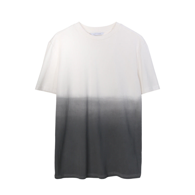 Damer afslappet T-shirt med stilfulde Ombre-effekter Stilla