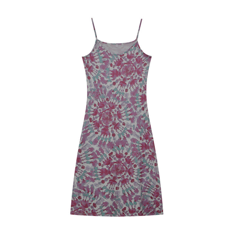 Dame fritids spaghetti-top kjole Stilla