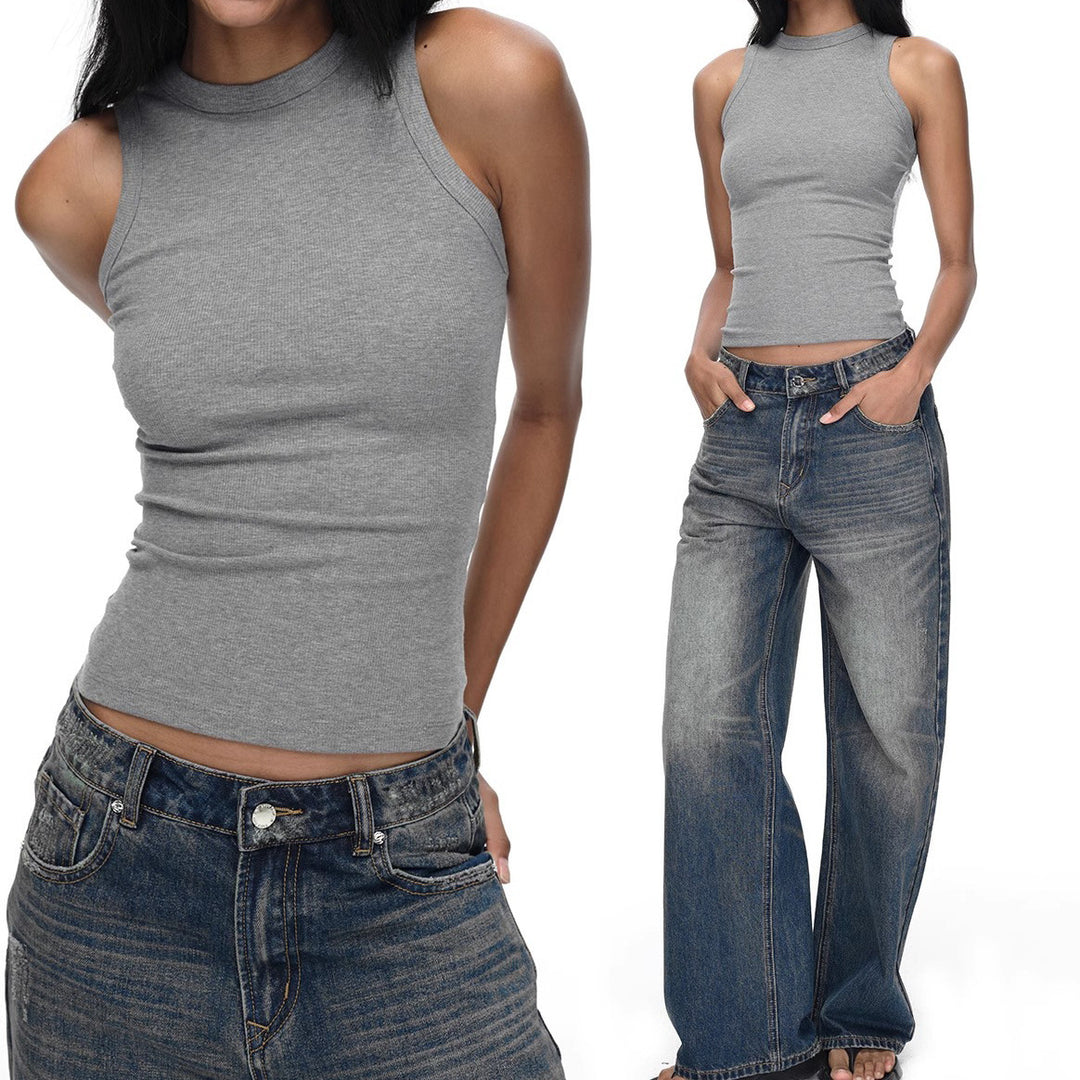 Dame ærmeløst Crop-Top Stilla