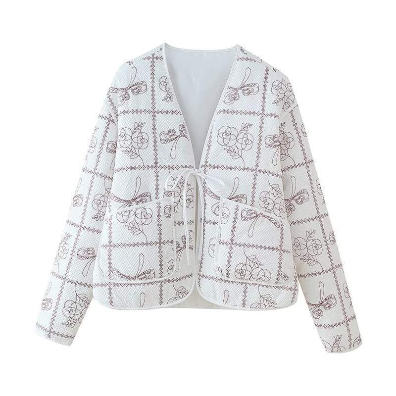 Dame Let og elegant bluse med blomstertryk Stilla