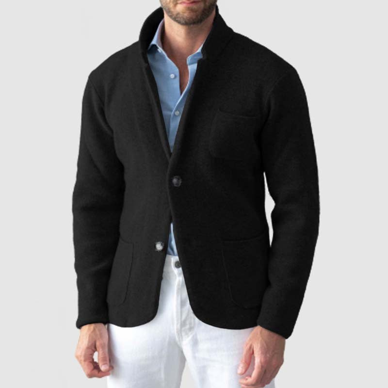 Stilla | Blazer Slim Fit Uldblanding Reverskrave To Knapper Lommer detaljer