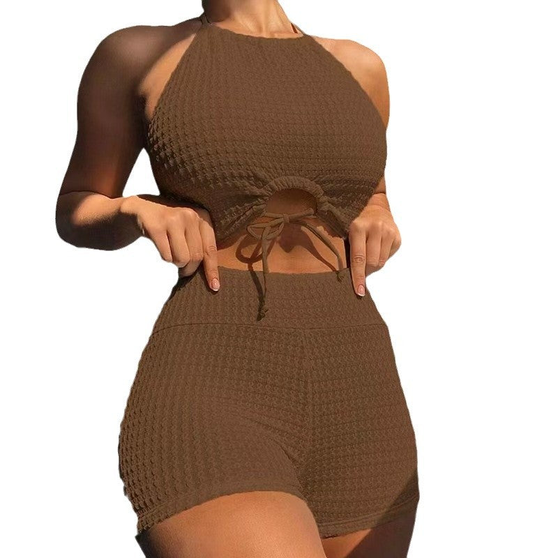 Dame Sporty Bikini-sæt med justerbare stropper og elegant design Stilla