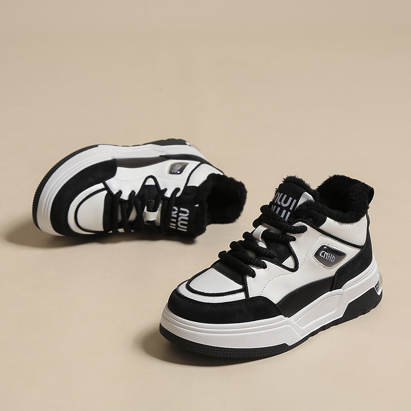 Dame High-Top Sneakers med varmt for og skridsikker sål Stilla