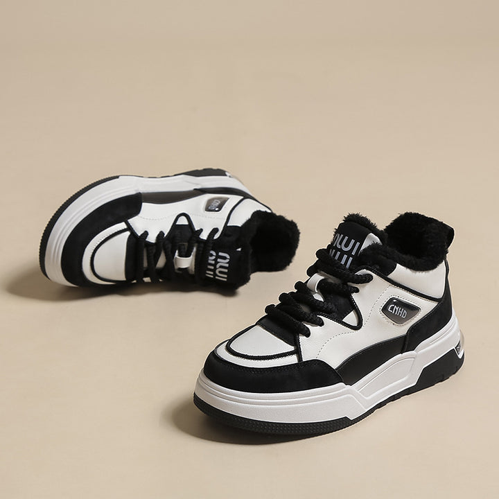 Dame High-Top Sneakers med varmt for og skridsikker sål Stilla
