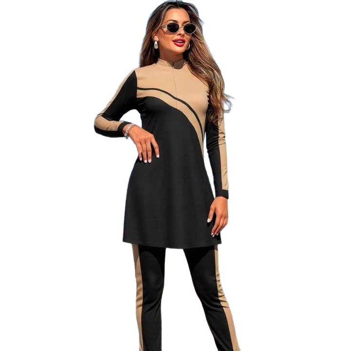 Dame Sport-overdel med elegant leggings Skovae