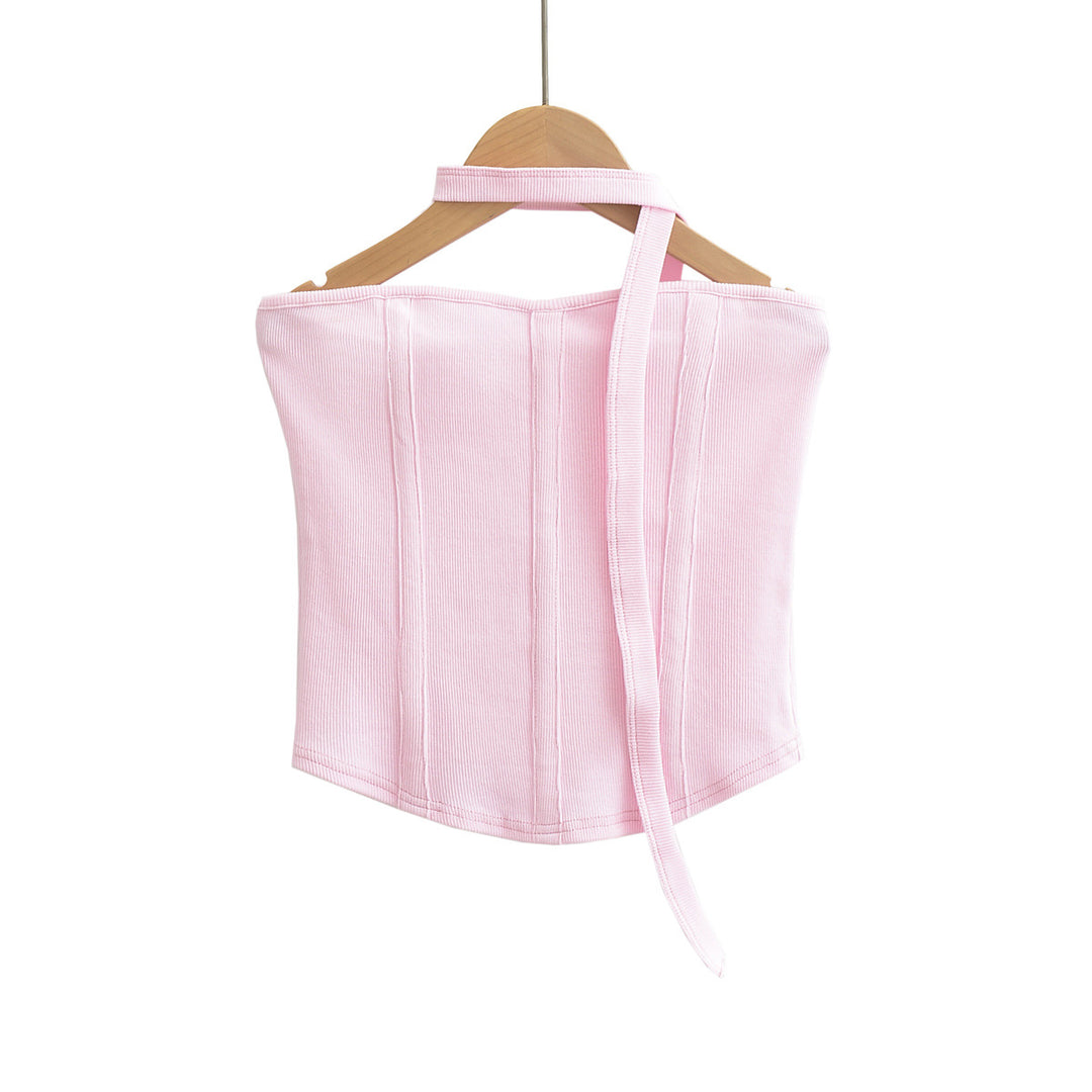 Dame Bustier-top med hudvenligt design og justerbare stropper Stilla