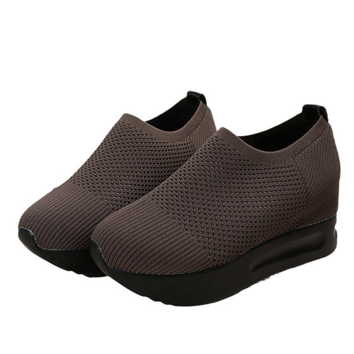 Dame åndedræts Wedge Sneakers Stilla