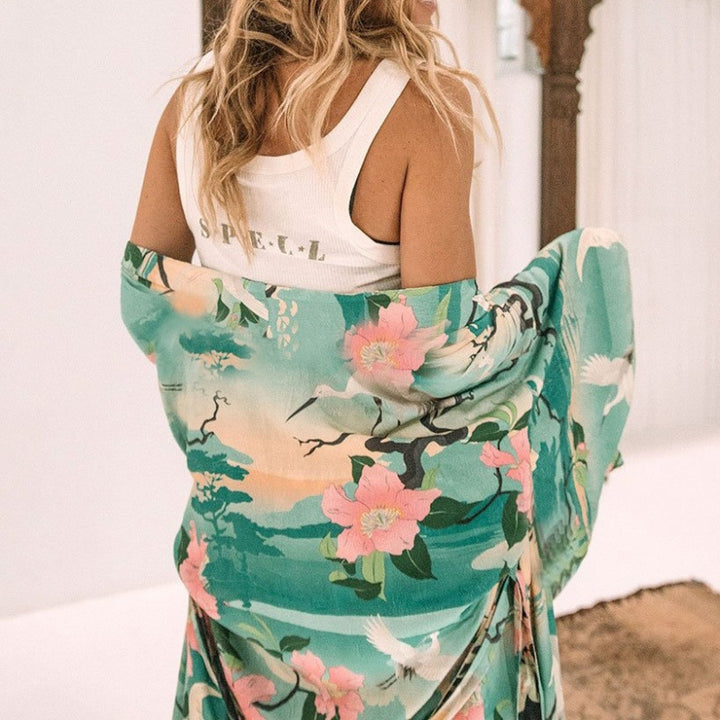 Dame Maxi-Kjole i Boho-stil Skovae