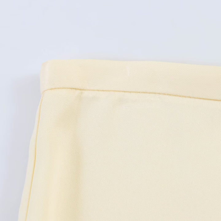 Dame elegant plisseret culotte-nederdel med fine spids-accenter Skovae