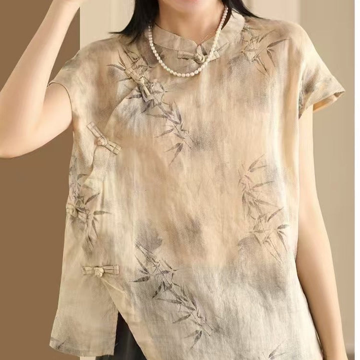Femme Let blomstret tunika top Stilla
