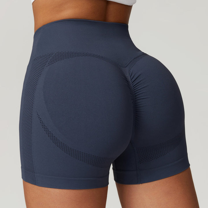 Stilla | Hip Raise Seamless Tight Yoga Shorts Høj Talje Løbe& Fitness Sports Shorts
