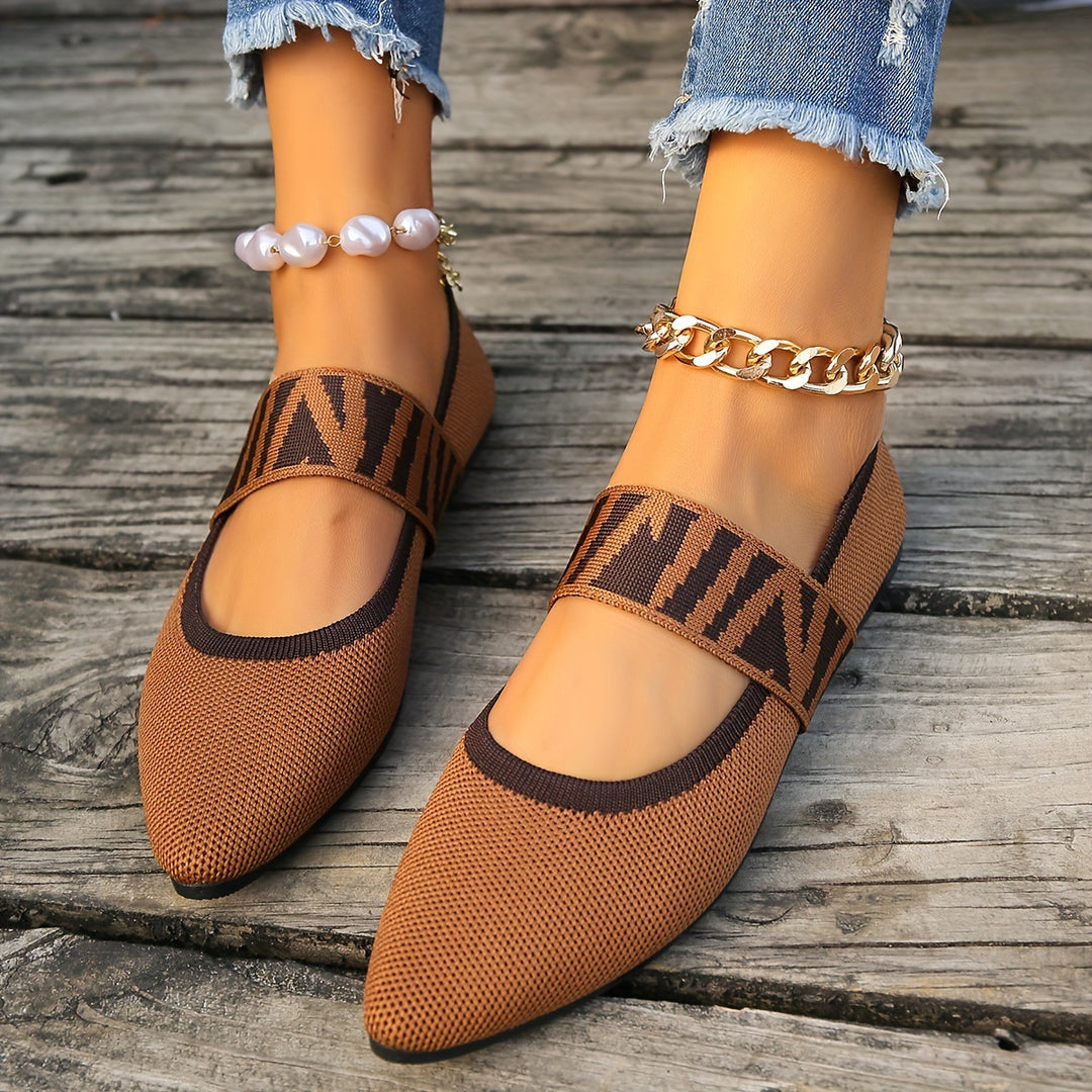 Damer elegante Sling-Ballerinas med komfortabel bandage Stilla