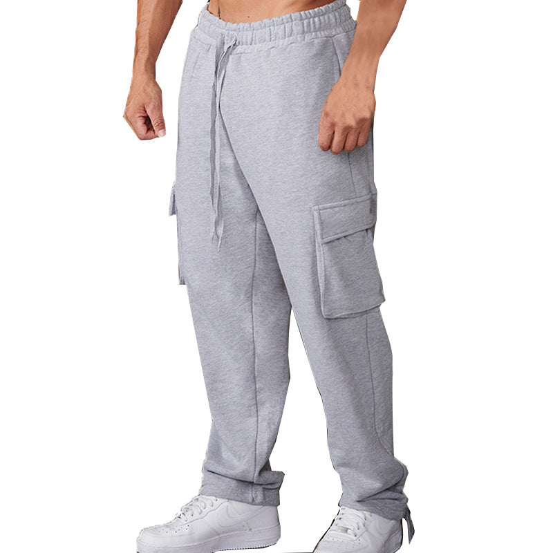 Herren Cargo-Joggingbukser med elastisk talje og multifunktionelle lommer Stilla 1754373381