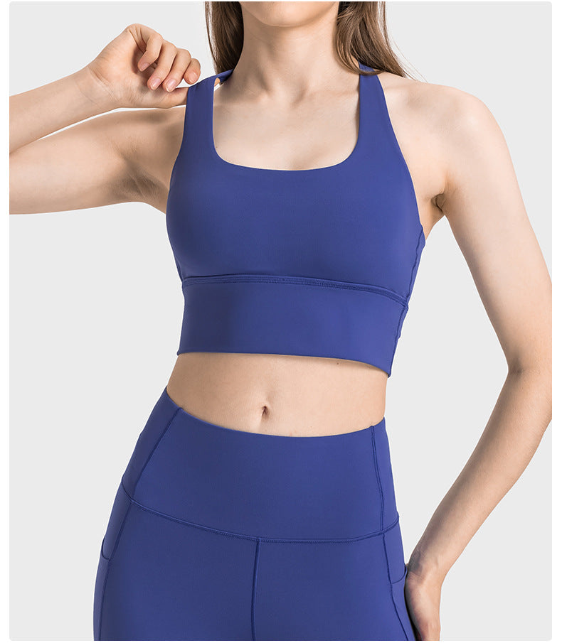 Stilla | Back Fixed Cup Sports Bra Medium Tenacity Yoga Pilates