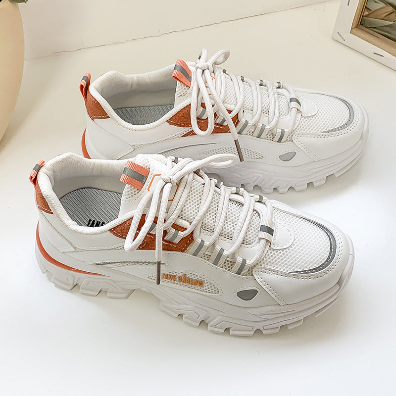 Dame sneakers med åndbart netdesign og støddæmpende sål Stilla