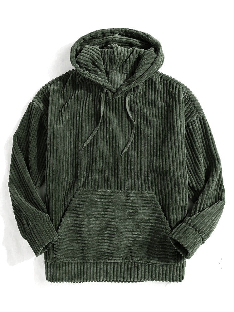Kvindernes hyggelige hoodie i moderne ribdesign Stilla