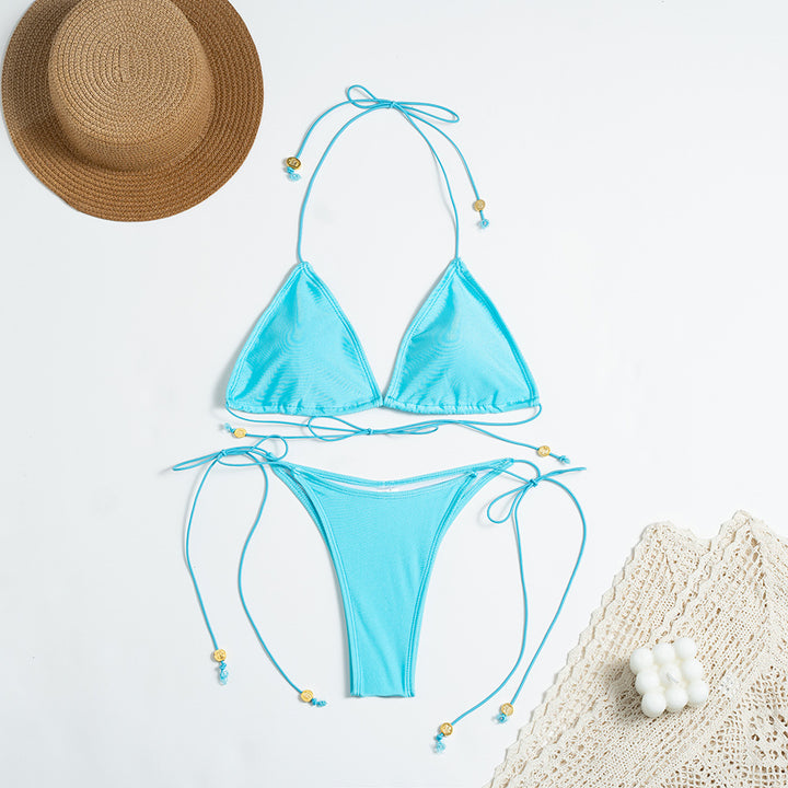 Damer trekant bikini lavet af elastisk materiale Stilla