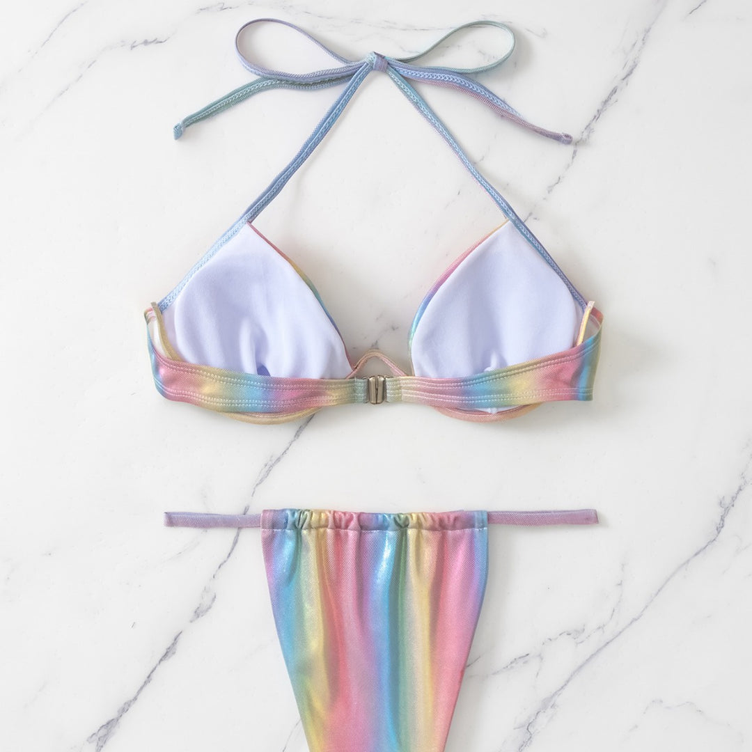 Dame Holografisk Triangel-Bikini Skovae
