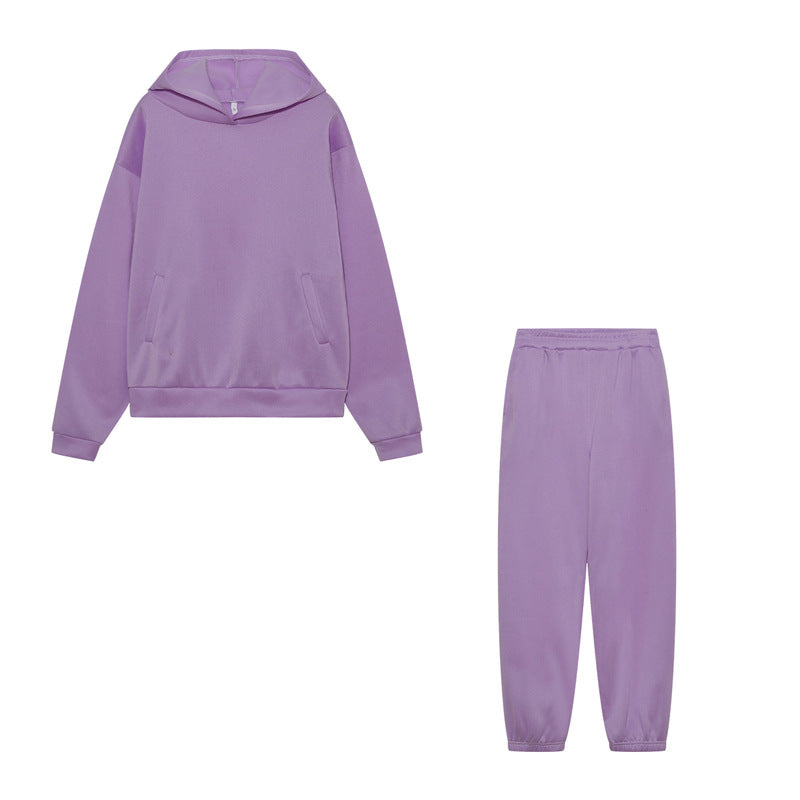 Kvinders sporty hoodie og joggingbukser sæt Stilla