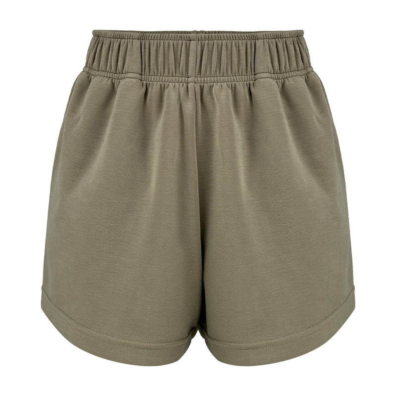 Dame fritidsshorts i moderne design med elastisk talje og sidelommer Stilla