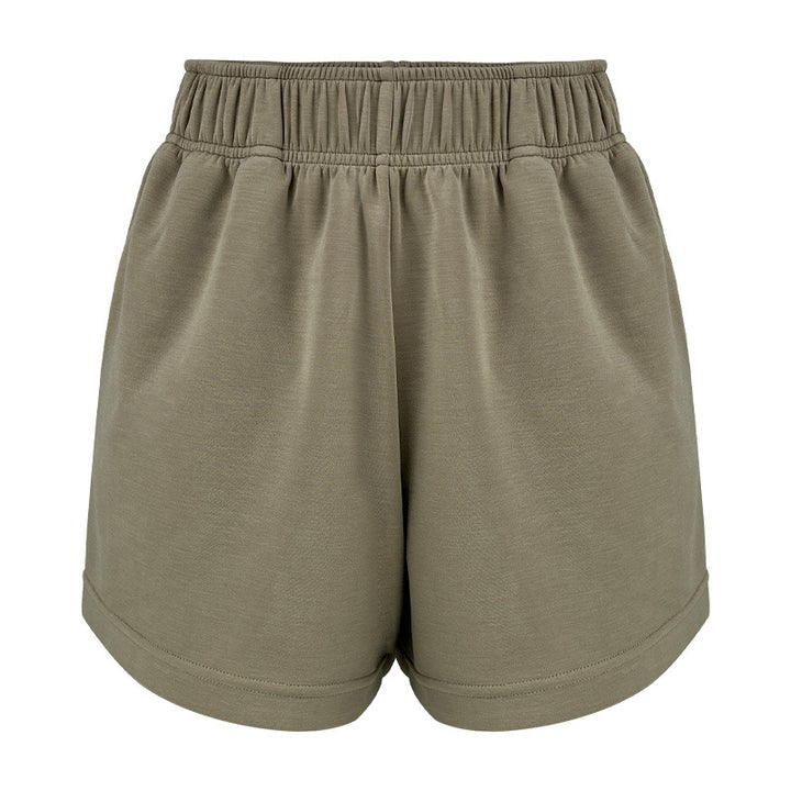 Dame fritidsshorts i moderne design med elastisk talje og sidelommer Stilla
