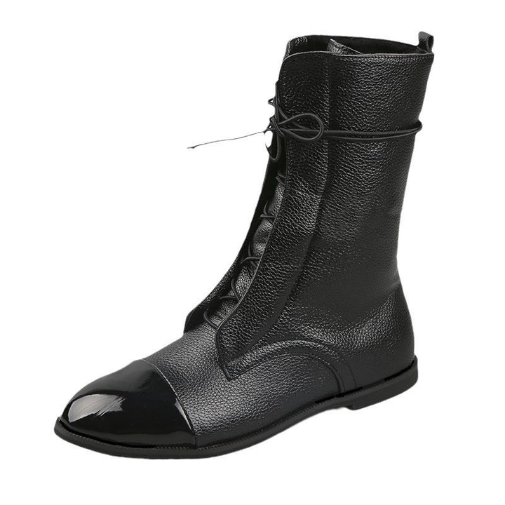 Dame snørestøvler med fashion-forward spids og robust ramme Stilla