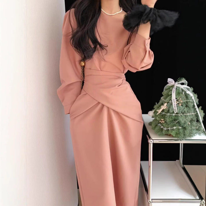 Femme Elegante Wickelkjole Stilla