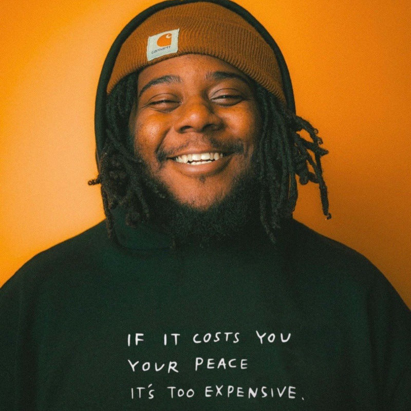 Kvinders hoodie med inspirerende citat og komfortabel pasform Skovae