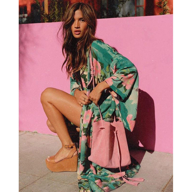 Dame Maxi-Kjole i Boho-stil Skovae