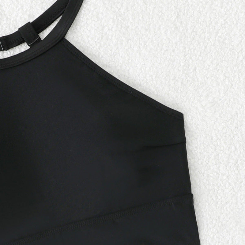 Damer Bikini-sæt med kvalitets crop-top og højt skåret trusser Stilla