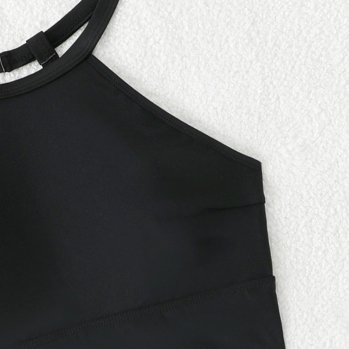 Damer Bikini-sæt med kvalitets crop-top og højt skåret trusser Stilla
