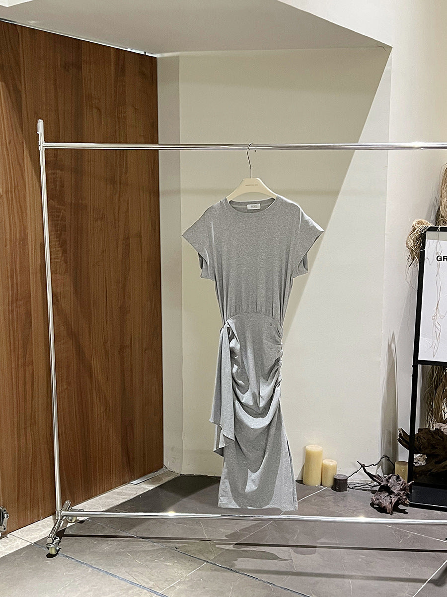 Dame Elegant Maxikjole med raffinerede Draperinger Stilla